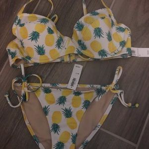 Old Navy pineapple two piece